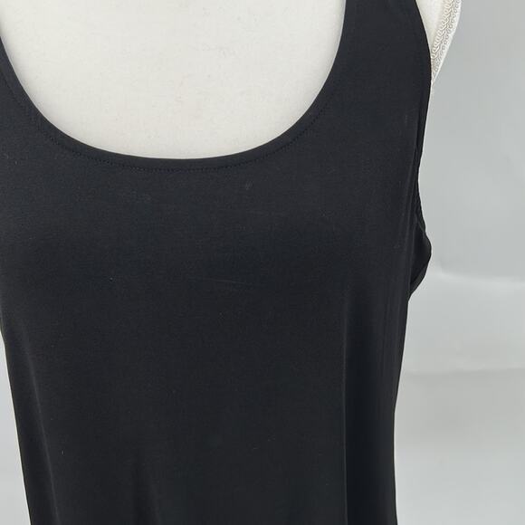 Alfani Women's Black Sleeveless Scoop Neck Layering Tank Top Shell Size XL - Picture 4 of 11